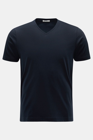 Stefan Brandt - Herren - V-Neck T-Shirt 'Artur' dark navy