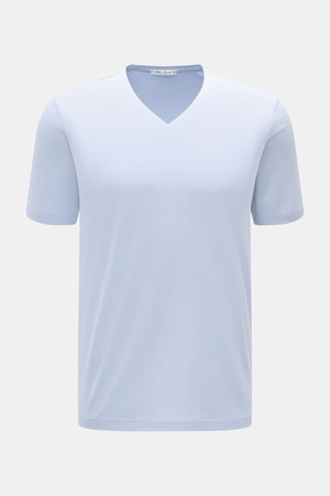 Stefan Brandt - Herren - V-Neck T-Shirt 'Artur' hellblau
