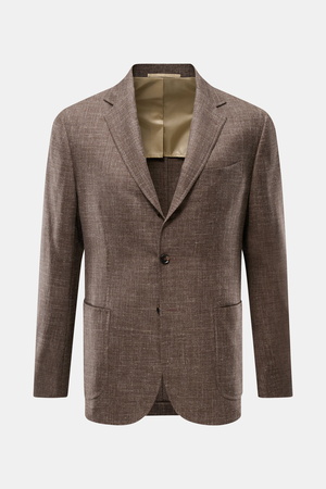 Stile Latino  - Herren - Sakko 'Vincenzo' dunkelbraun meliert