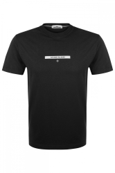 Stone Island Herren T-Shirt mit Print Schwarz schwarz