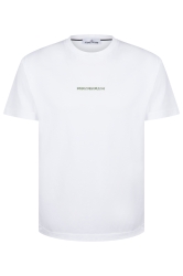 Stone Island Herren T-Shirt mit Print Weiss