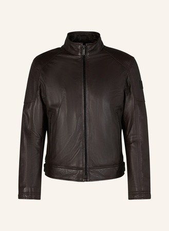 Strellson  Biker-Lederjacke Preston braun