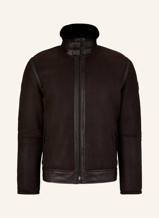 Strellson  Lederjacke Shelter braun