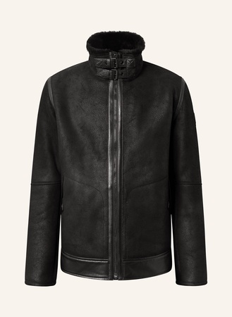 Strellson  Lederjacke Shelter schwarz
