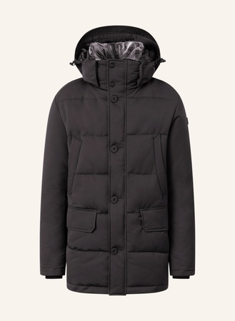 Strellson  Parka Plaza 2.0 Mit Kunstpelz schwarz