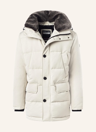 Strellson  Parka Plaza 2.0 Mit Kunstpelz weiss