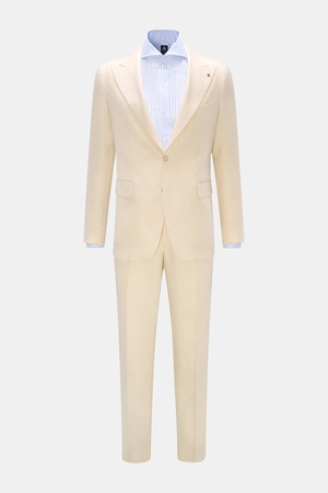 Tagliatore  - Herren - Leinenanzug 'Vesuvio' creme