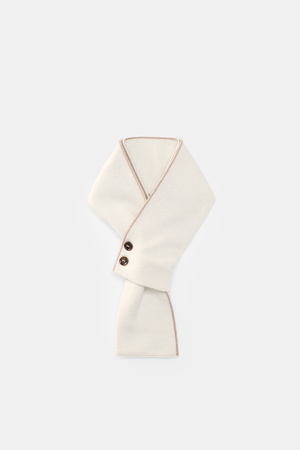 Moorer  - Herren - Cashmere Schal creme/taupe