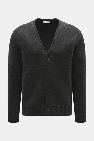 The Row - Herren - Cashmere Cardigan 'Manor' dunkelgrau meliert