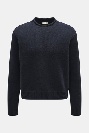 The Row - Herren - Cashmere Rundhalspullover 'Markhim' navy meliert