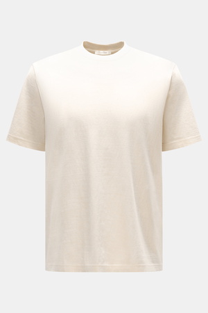 The Row - Herren - Rundhals T-Shirt 'Maiko' creme