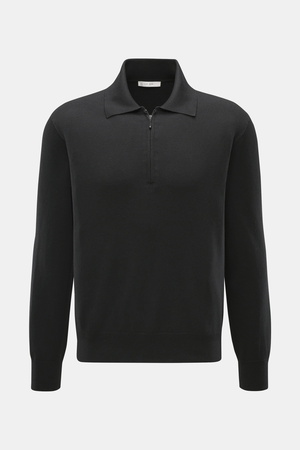 The Row - Herren - Strickpolo 'Miranne' schwarz