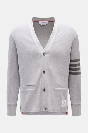 Thom Browne  - Herren - Cardigan hellgrau meliert