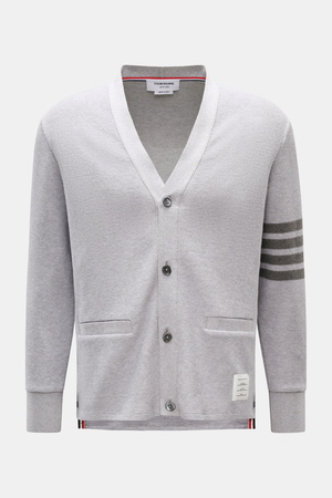 Thom Browne  - Herren - Cardigan hellgrau meliert