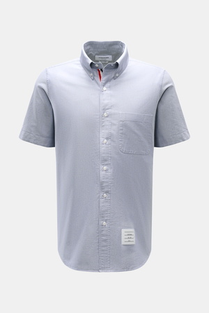 Thom Browne  - Herren - Kurzarmhemd Button-Down-Kragen rauchblau