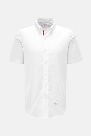 Thom Browne  - Herren - Kurzarmhemd Button-Down-Kragen weiß