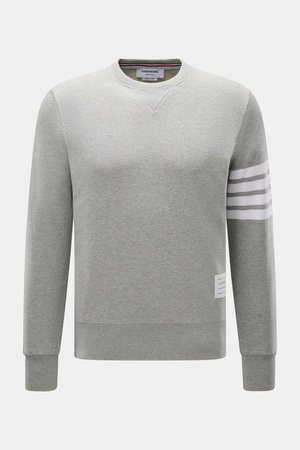 Thom Browne  - Herren - Rundhals-Sweatshirt grau meliert