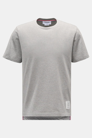 Thom Browne  - Herren - Rundhals-T-Shirt grau meliert