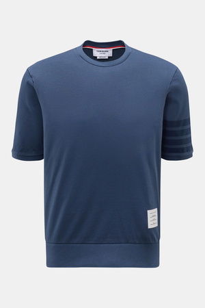 Thom Browne  - Herren - Rundhals-T-Shirt graublau