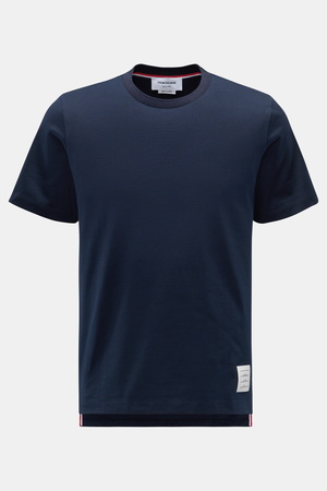 Thom Browne  - Herren - Rundhals-T-Shirt navy