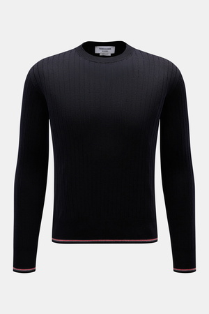 Thom Browne  - Herren - Rundhalspullover navy