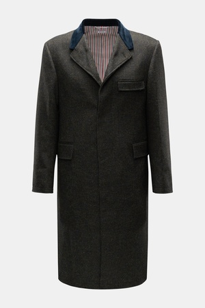 Thom Browne  - Herren - Wollmantel dunkelgrün