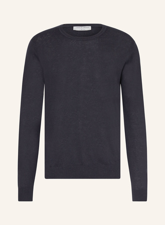 Tiger of Sweden  Pullover Michas Mit Leinen blau
