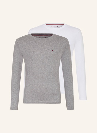 Tommy Hilfiger  2er-Pack Longsleeve grau