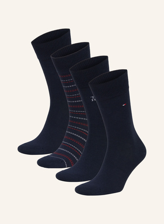 Tommy Hilfiger  4er-Pack Socken Mit Geschenkbox blau