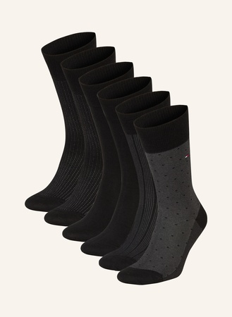 Tommy Hilfiger  6er-Pack Socken Mit Geschenkbox schwarz