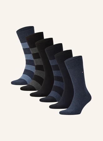 Tommy Hilfiger  6er-Pack Socken Rugby schwarz