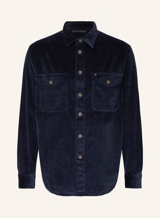 Tommy Hilfiger  Cord-Overshirt blau