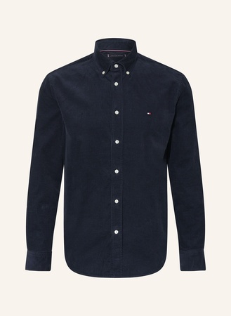 Tommy Hilfiger  Cordhemd Regular Fit blau