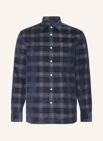 Tommy Hilfiger  Cordhemd Regular Fit blau