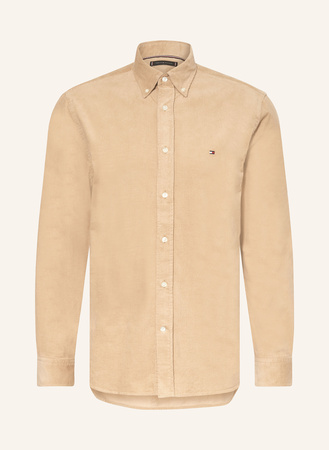 Tommy Hilfiger  Cordhemd Regular Fit braun