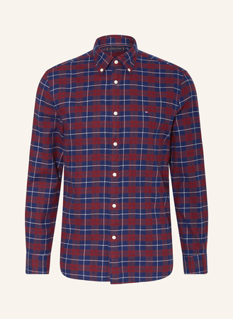 Tommy Hilfiger  Flanellhemd Regular Fit rot