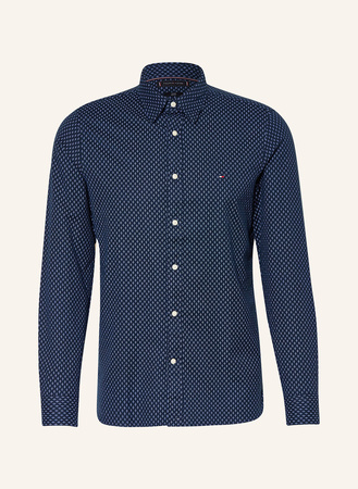 Tommy Hilfiger  Flanellhemd Slim Fit blau