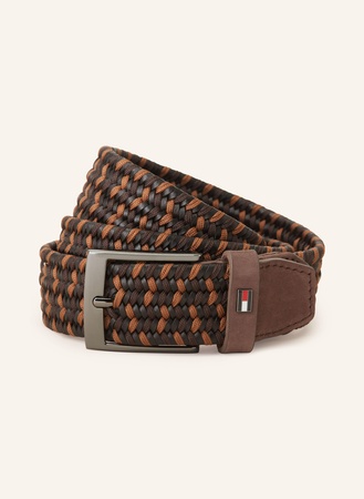 Tommy Hilfiger  Flechtgürtel Adan braun