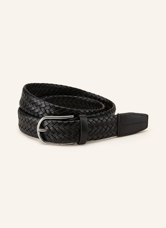 Tommy Hilfiger  Flechtgürtel schwarz