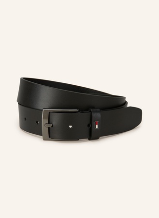 Tommy Hilfiger  Ledergürtel Adan schwarz