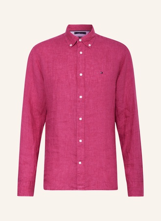 Tommy Hilfiger  Leinenhemd Regular Fit pink