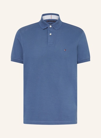 Tommy Hilfiger  Piqué-Poloshirt Regular Fit blau