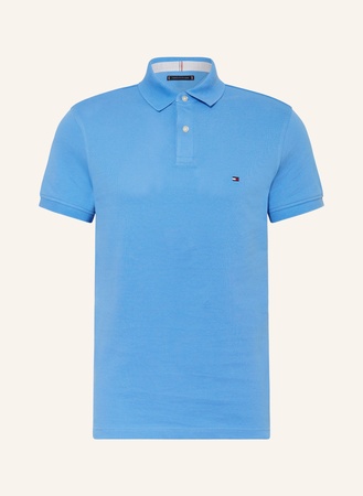 Tommy Hilfiger  Piqué-Poloshirt Regular Fit blau