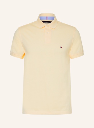 Tommy Hilfiger  Piqué-Poloshirt Regular Fit gelb beige