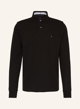 Tommy Hilfiger  Piqué-Poloshirt Regular Fit schwarz