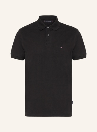Tommy Hilfiger  Piqué-Poloshirt Regular Fit schwarz beige