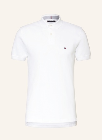 Tommy Hilfiger  Piqué-Poloshirt Regular Fit weiss
