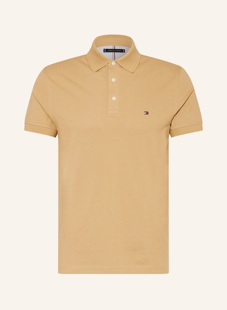 Tommy Hilfiger  Piqué-Poloshirt Slim Fit beige