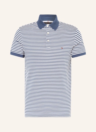 Tommy Hilfiger  Piqué-Poloshirt Slim Fit blau