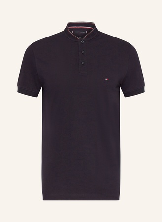 Tommy Hilfiger  Piqué-Poloshirt Slim Fit blau